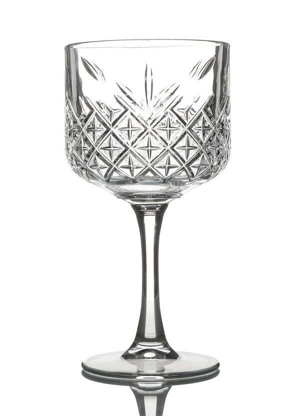 Gin Glass - Diamond Cut Goblet