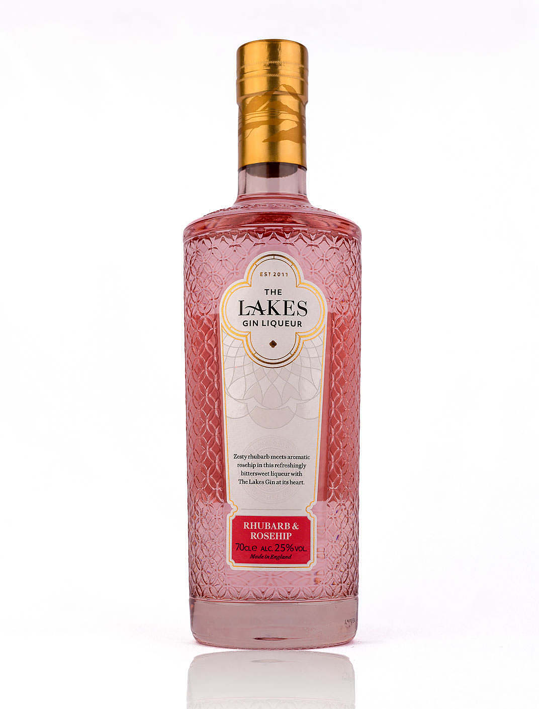 Rhubarb & Ginstitute - The Lakes Rosehip Liqueur Durham Gin -