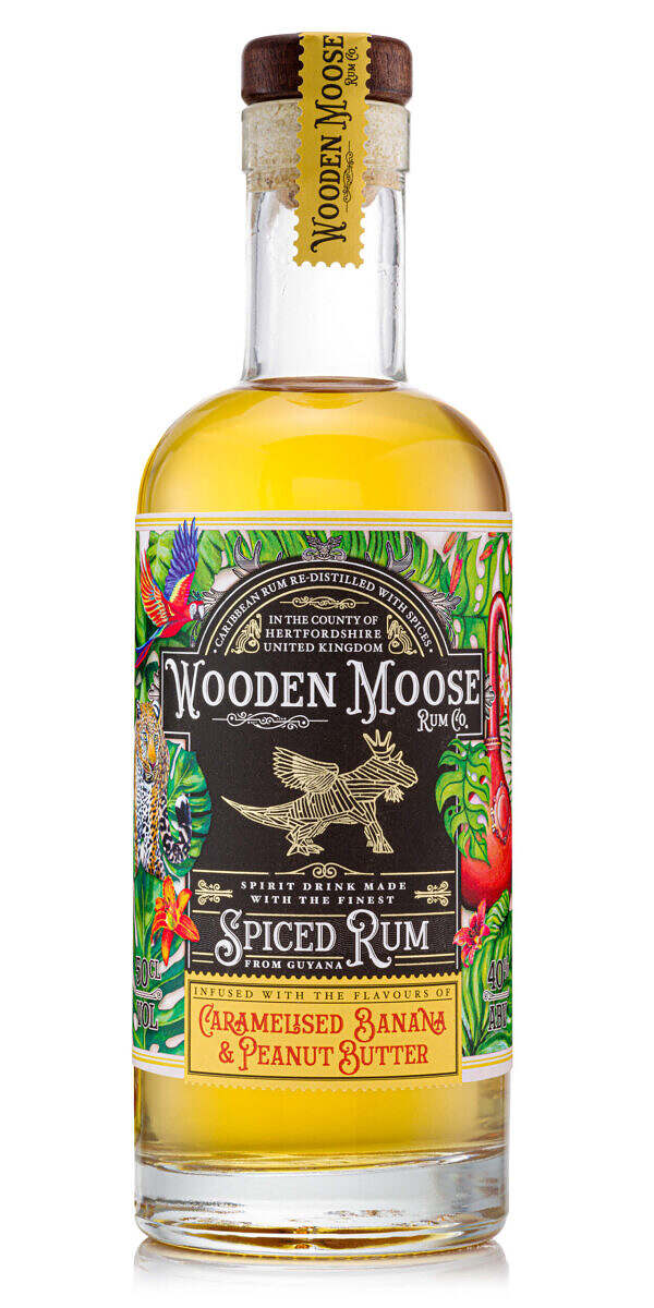 Wooden Moose - Caramelised Banana & Peanut Butter Rum (50cl)