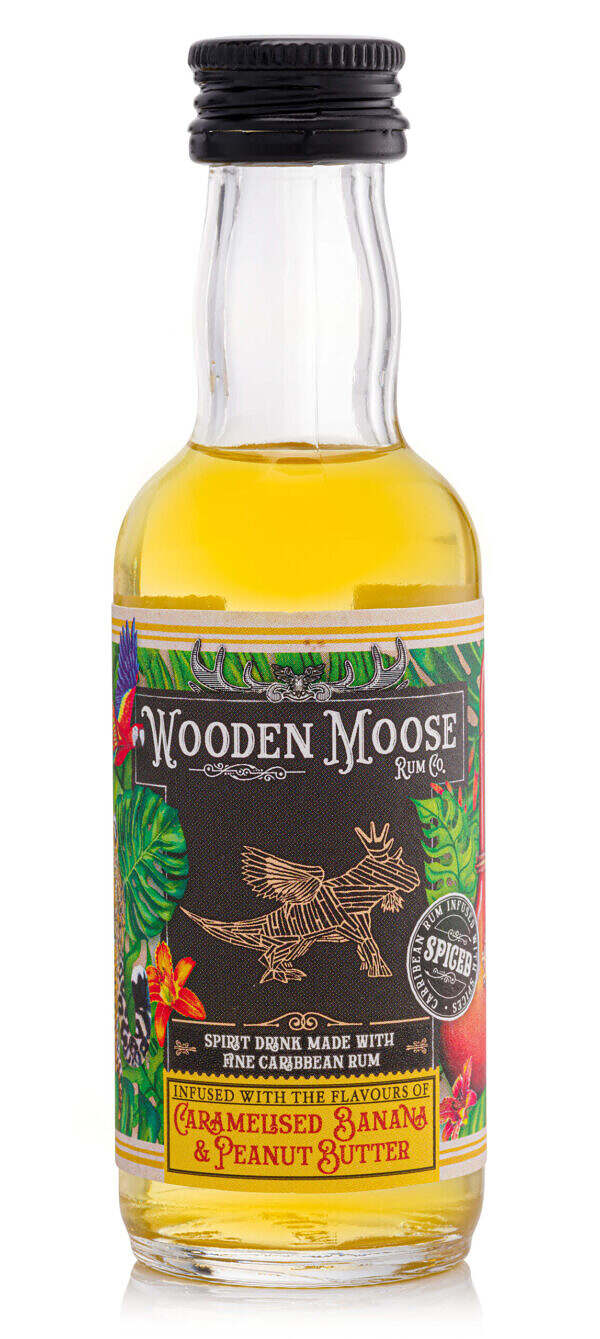 Wooden Moose -Caramelised Banana & Peanut Butter Rum (5cl)