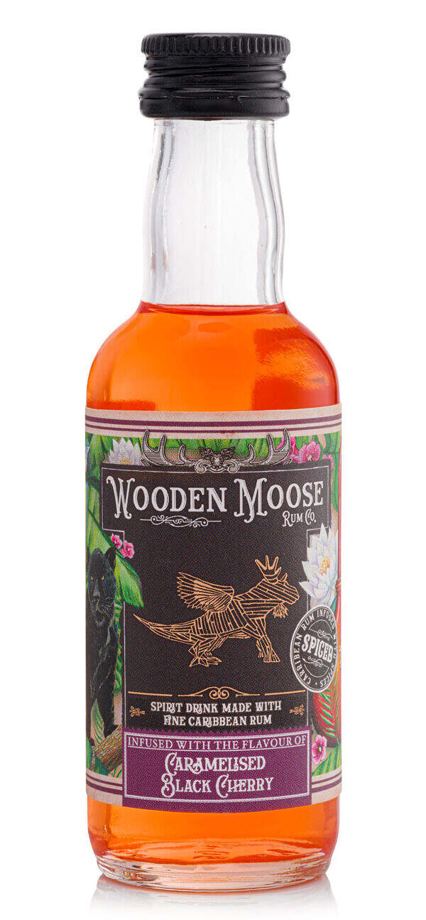 Wooden Moose - Caramelised Black Cherry Rum (5cl)